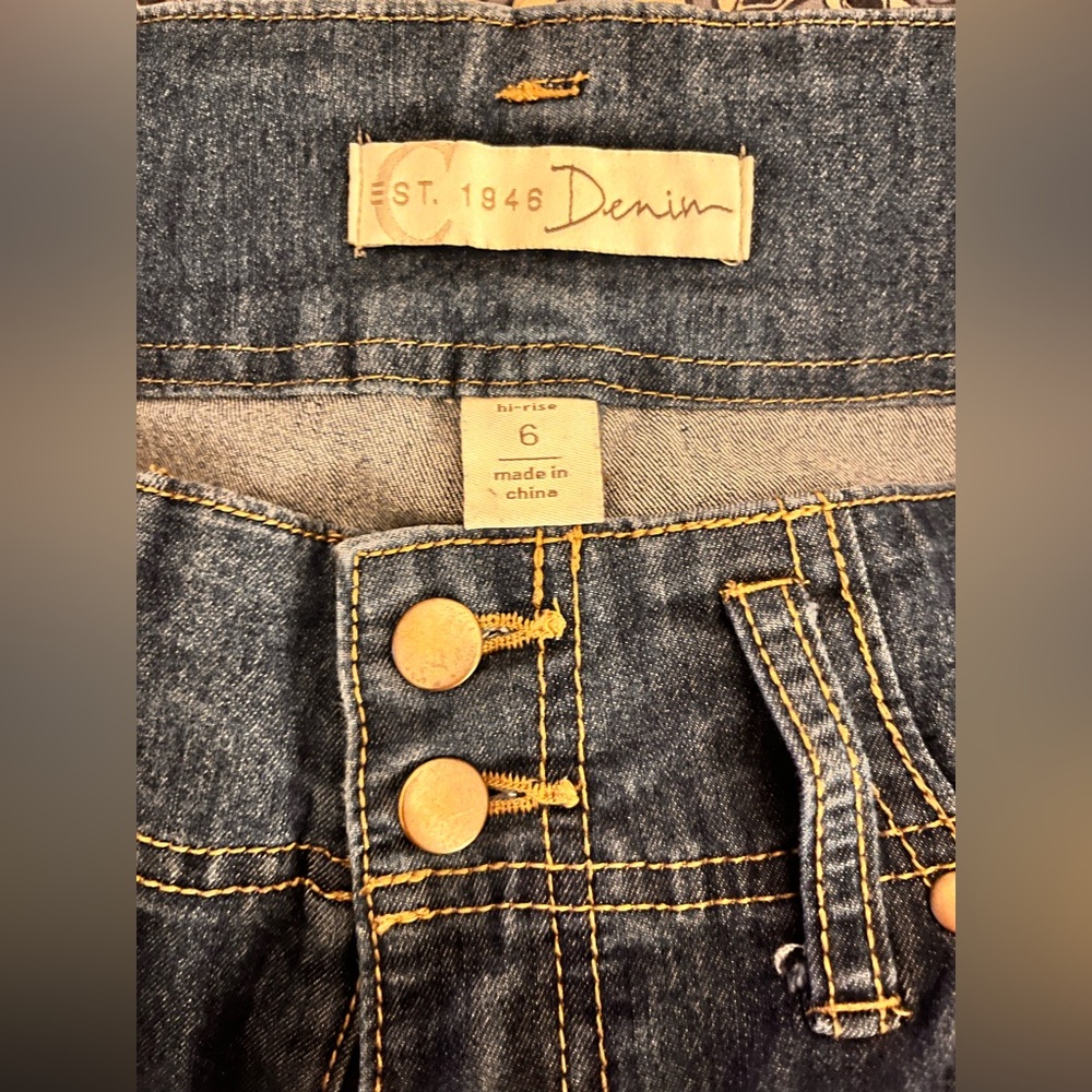 Denim High-Rise Men's Jeans – Dark Blue